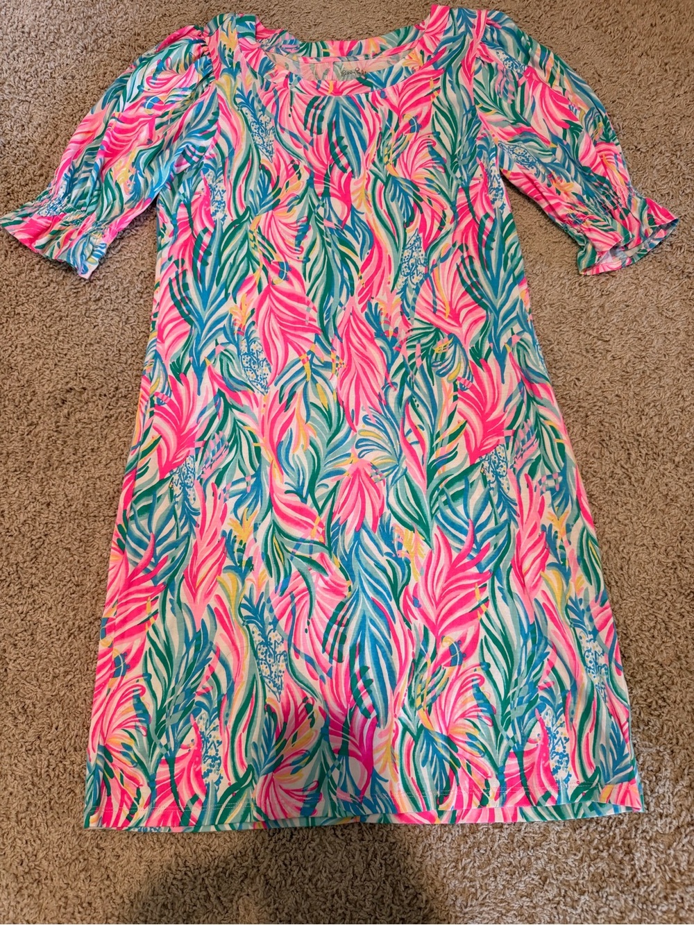 Lilly Pulitzer Adley Short Sleeve Mini Dress - Picture 2 of 5